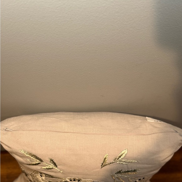 Karen Nicol Embroidered Wintertime Pillow - Picture 8 of 8